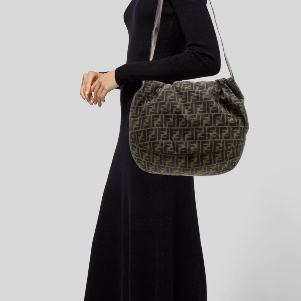 Fendi Zucca FF Messenger Bag